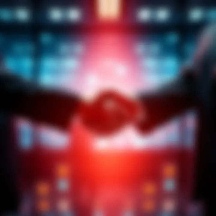 The CFTC and SEC officials shake hands to symbolize their new partnership for regulatory collaboration.