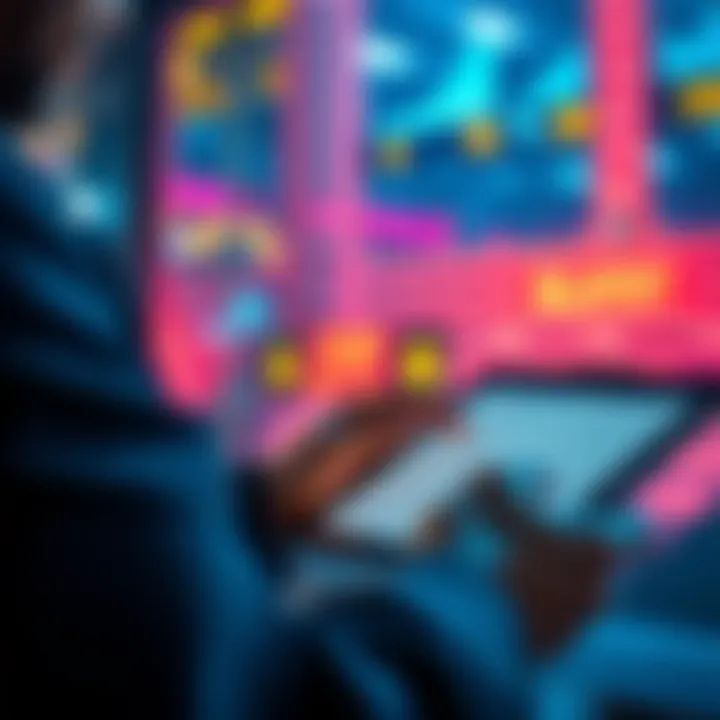 A person reviewing a digital ledger on a tablet, checking asset balances against the updated distribution list.