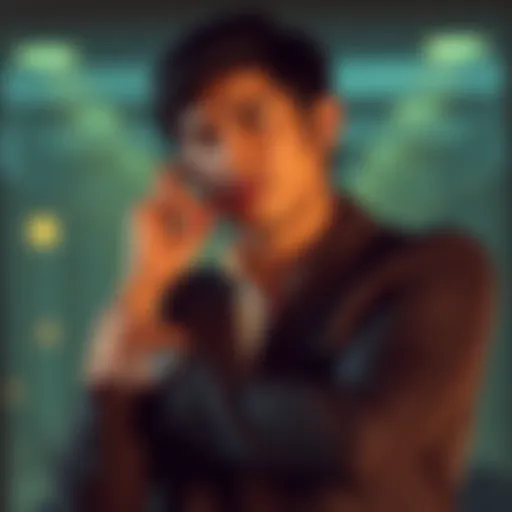 A person deep in thought, representing the mindset of chicanerists with a thoughtful expression and crossed arms, illustrating their deceptive nature.