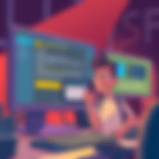 An illustration of a computer screen showing error messages and a worried developer while Claude, a virtual assistant, is depicted taking responsibility for the data wipe issue.