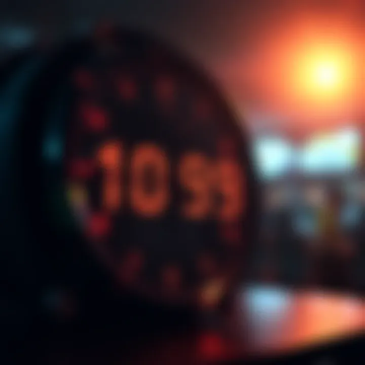 A digital clock displaying midnight, symbolizing the anticipation for the release of the 1099 DA's.