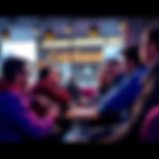 A group of people sharing experiences and advice about Coinbase challenges in a casual setting