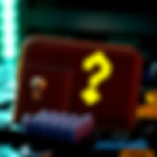A Coldcard Bitcoin wallet with a question mark graphic, symbolizing backdoor allegations