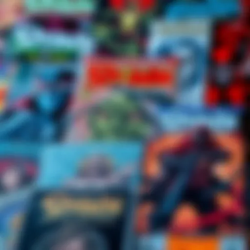 Various comic book covers showcasing popular series like Spawn and Gunslinger, inviting new readers