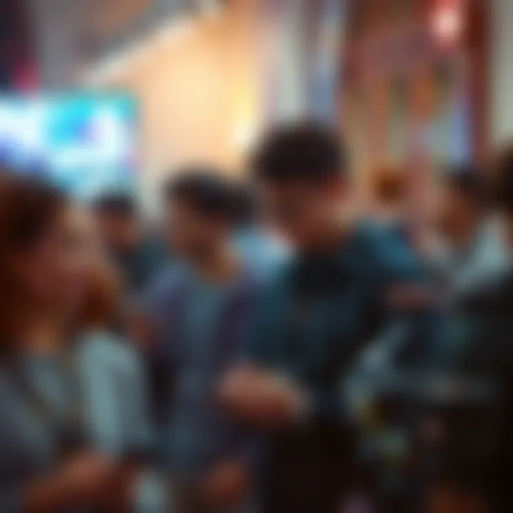 People participating in a community event that promotes crypto initiatives and real-life connections