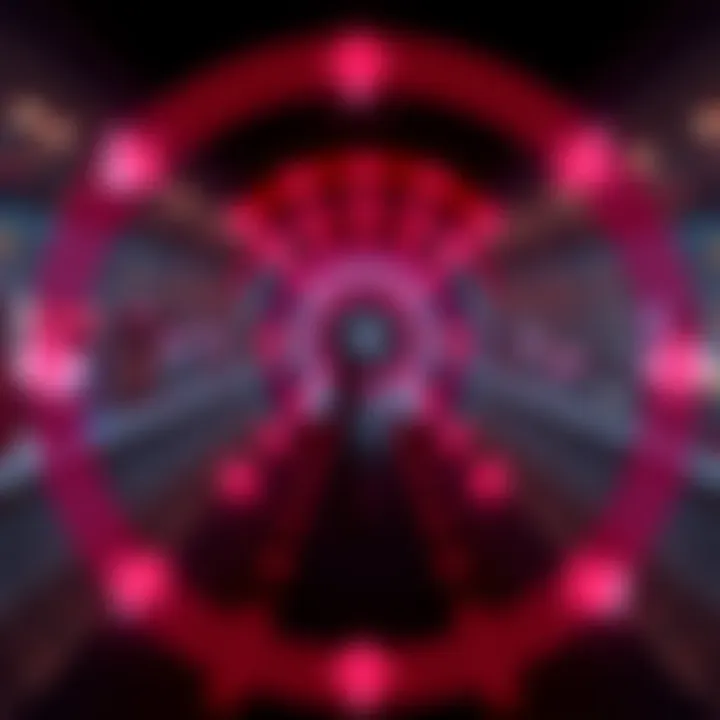 A visual representation of repeating patterns symbolizing recurring events in daily life, featuring arrows showing circular motion.