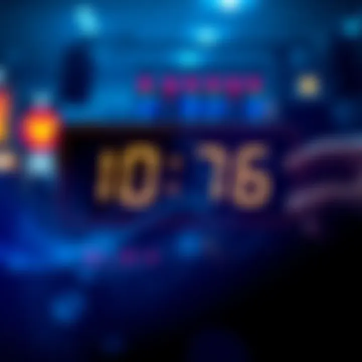 Countdown Timer A countdown timer showing a few seconds left, creating a sense of urgency and excitement.