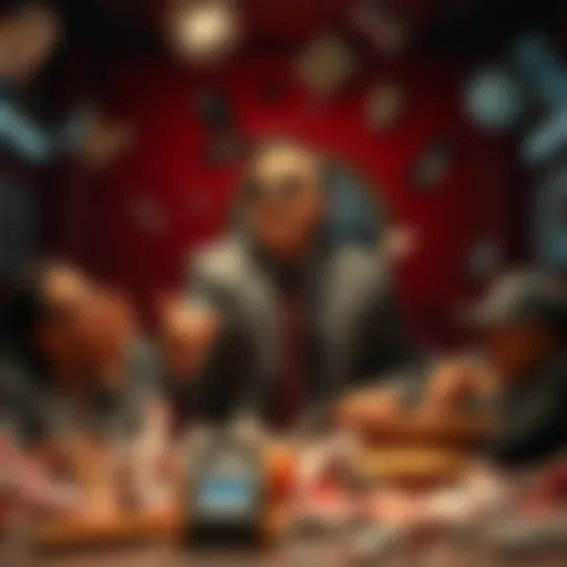 A CEO in an unsettling ad, surrounded by broken objects and people showing discomfort