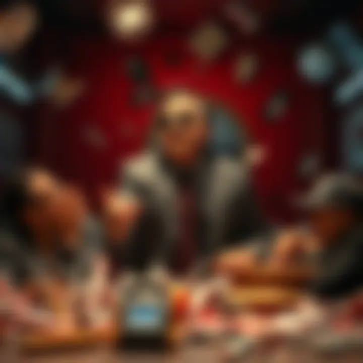 A CEO in an unsettling ad, surrounded by broken objects and people showing discomfort