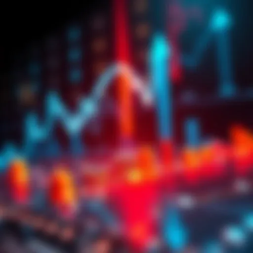 A downward trend graph showing significant loss in cryptocurrency value amid economic uncertainty.