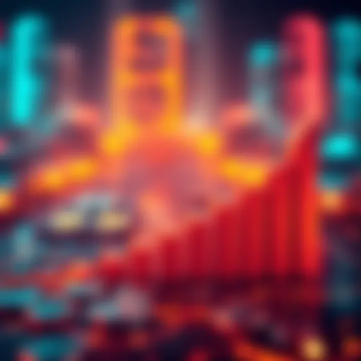 Crypto Adoption Growth A graph illustrating the growth of cryptocurrency adoption over time, symbolizing its integration into finance.