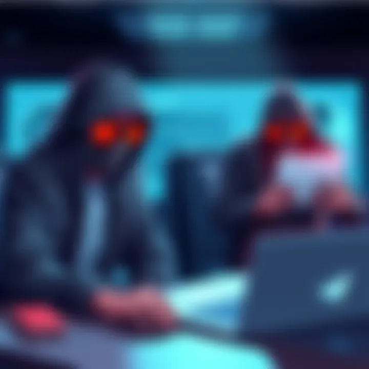 Crypto.com Scammers on Telegram Illustration of scammers posing as customer support on Telegram, targeting Crypto.com users with fake messages.