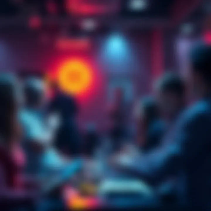People engaging in a lively discussion about cryptocurrency, sharing insights and cautioning against scams.