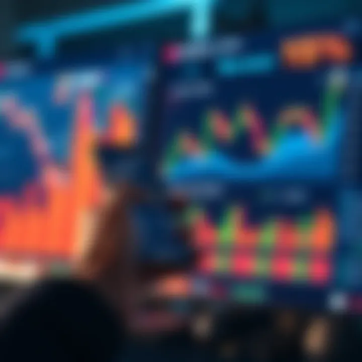 Crypto Exchange and Revolut Offers A person using a mobile app to send a wire transfer while looking at cryptocurrency charts, with promotional graphics for a 15% bonus in the background.