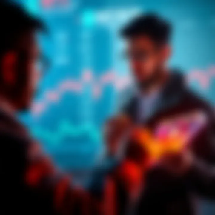 Crypto investor holding coins during a quiet market A focused investor reviewing crypto charts while holding coins, illustrating patience in a stagnant market