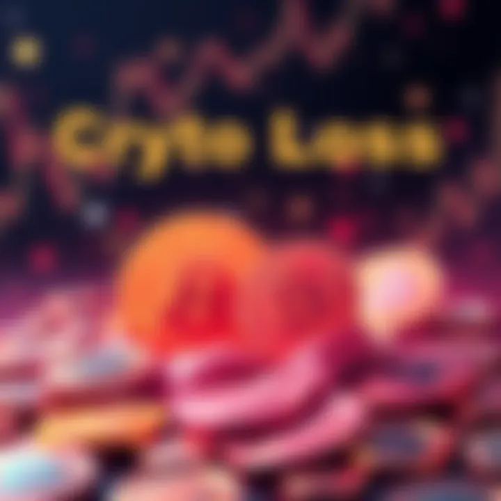 A graphic showing a drastic financial loss in cryptocurrency trading, highlighting a $600K fee and a tiny return of $37, with coins represented in the background.