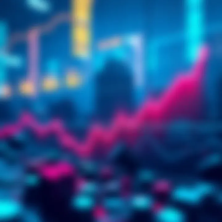 Graph showing sharp decline in crypto market volume with Tether's dominance illustrated