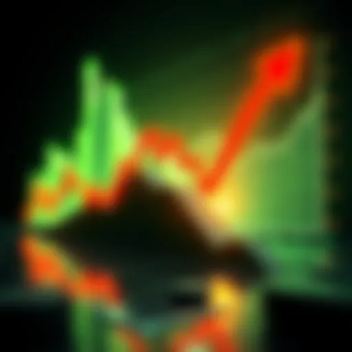 A graph showing a sharp drop in cryptocurrency values, symbolizing a $400 billion loss in the market, with red arrows indicating downward trends.