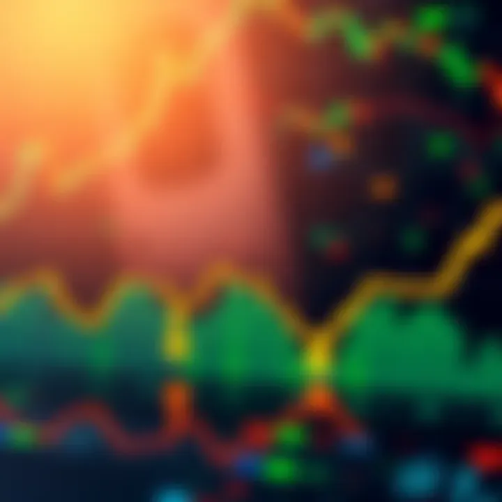 Graph showing a decline in cryptocurrency values with downward arrows, reflecting market uncertainty as legislation is questioned.