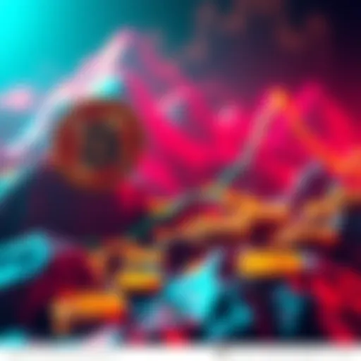 A graphic showing the upward trend of altcoins like Cardano and Chainlink alongside Bitcoin, symbolizing the maturation of the cryptocurrency market.