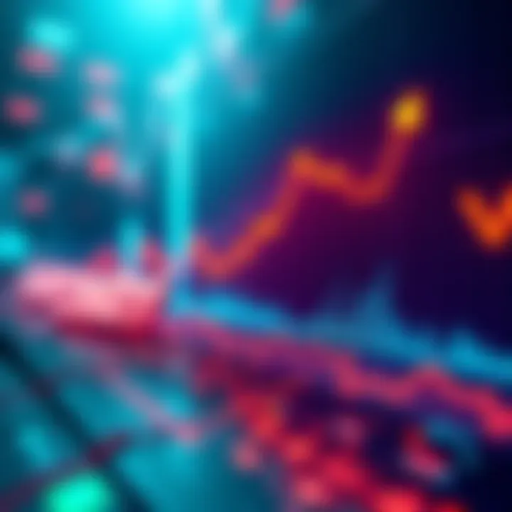 A graph showing the cryptocurrency market values fluctuating over time, highlighting the return to 2021 levels with sharp rises and falls.