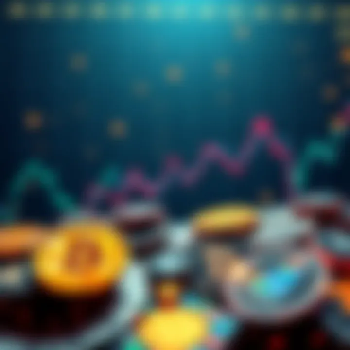 Visual representation of the top cryptocurrencies, highlighting those above $10 billion market cap, with Bitcoin leading the growth.