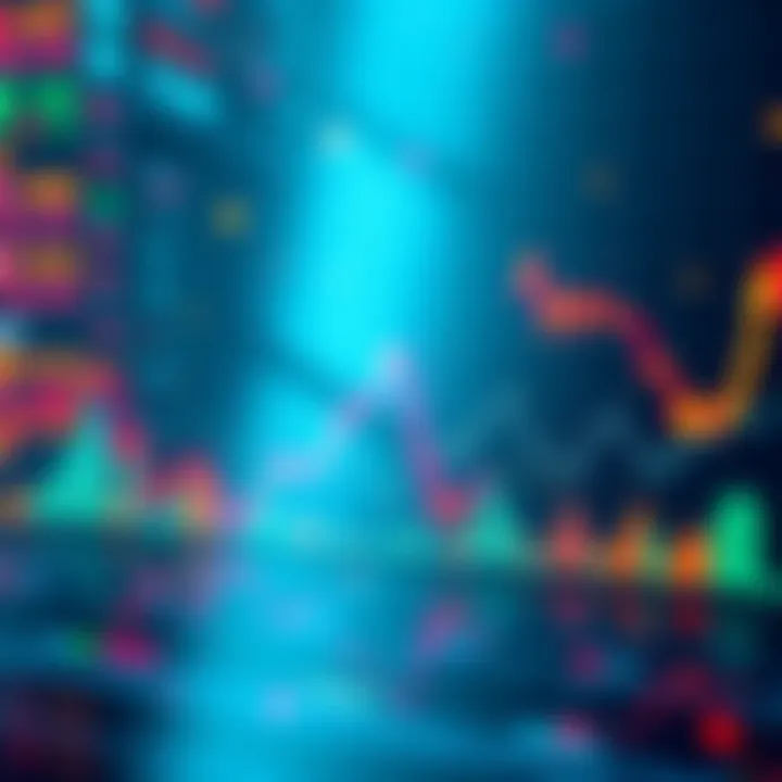 Graph showing declining trends in cryptocurrency prices, with a focus on Bitcoin and altcoins, alongside low trading volumes and investor sentiment metrics.