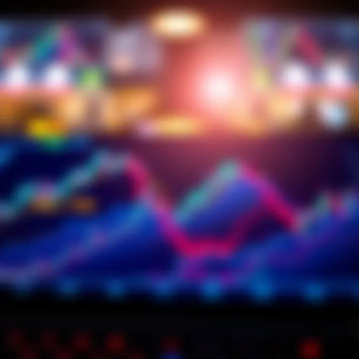 A chart showing recent cryptocurrency price movements and market signals.