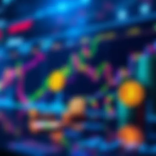 A digital graphic showing rising cryptocurrency charts and symbols like Bitcoin and Ethereum, reflecting market changes.