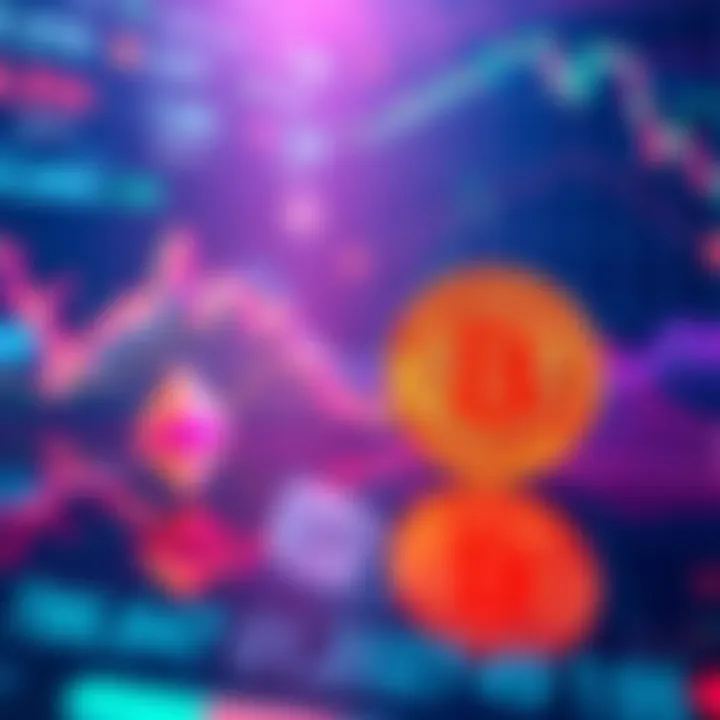 A chart showing the recent decline in Bitcoin and Ethereum values with a faint upward trend indicated.