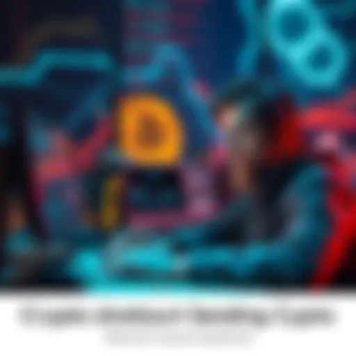 A person frustrated while facing network issues while trying to send cryptocurrency on a computer