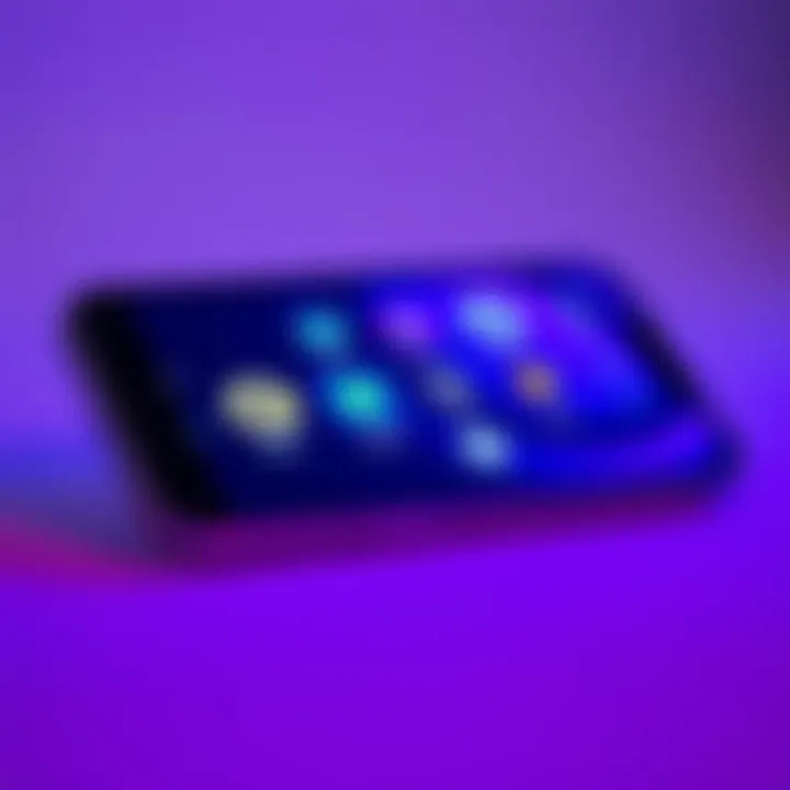 A smartphone displaying various crypto payment apps with icons for USDT and USDC, set against a simple background.