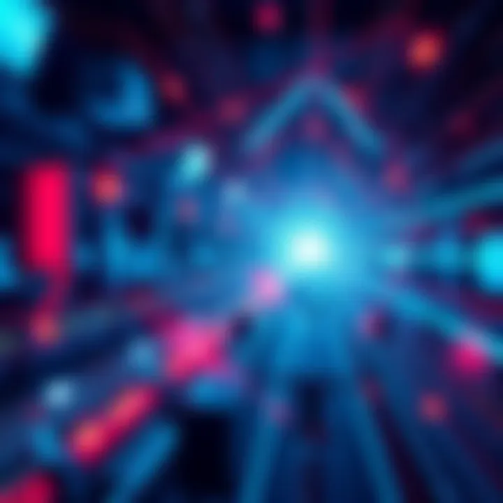 An overview of various crypto infrastructure projects at work, showcasing active blockchain networks and technologies, highlighting their real-time functionality