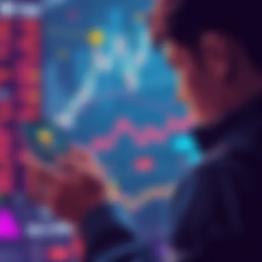 Illustration of a person using the Crypto.com app to trade cryptocurrencies, with a focus on rewards for deposits and a MiCA license badge visible.