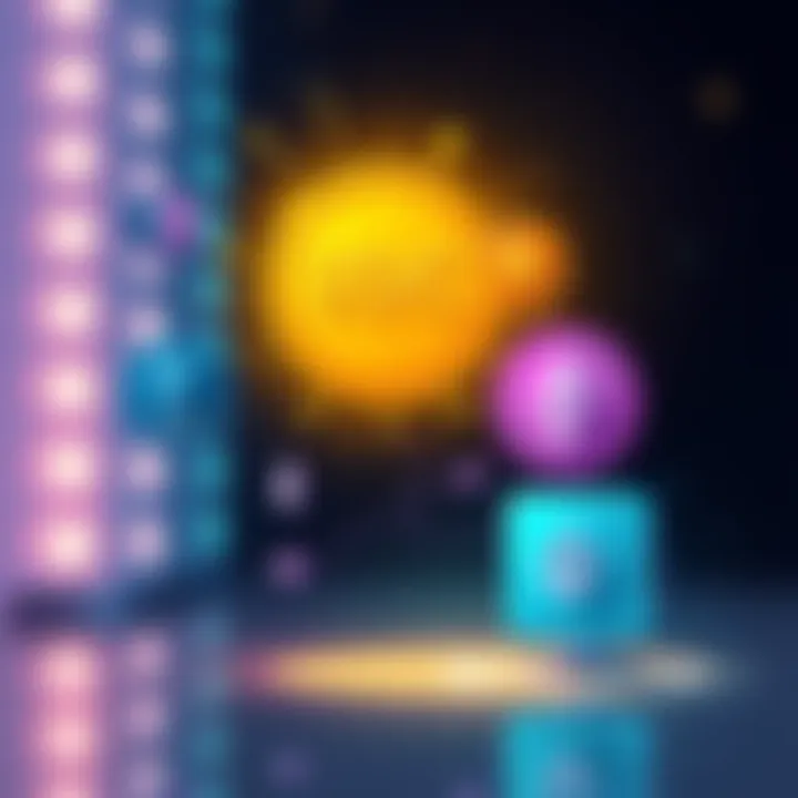 An illustration showing the transfer of USDC to Trust Wallet, highlighting ETH and USDC icons with connected arrows.