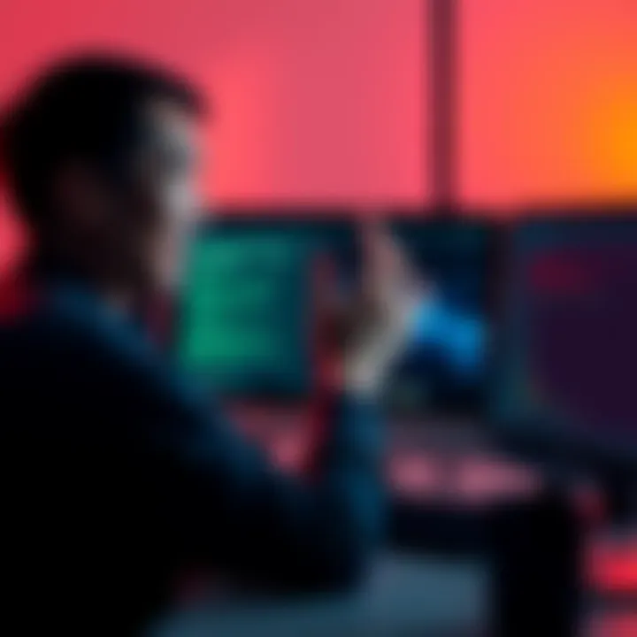 A person sitting in front of a computer with a frustrated expression, looking at a cryptocurrency wallet error message on the screen.