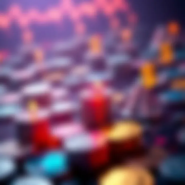 A graphic showing BitMart's 15% yield on USDT next to lower yields from competitors, with coins and dollar signs