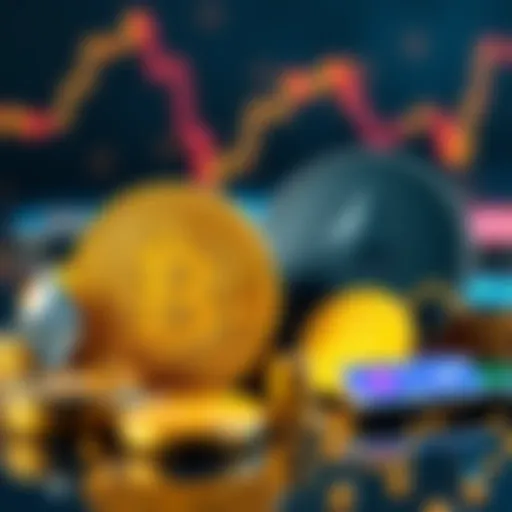 A graphic showing Bitcoin and Ethereum symbols alongside new crypto project icons, representing discussions about future trends in cryptocurrency.