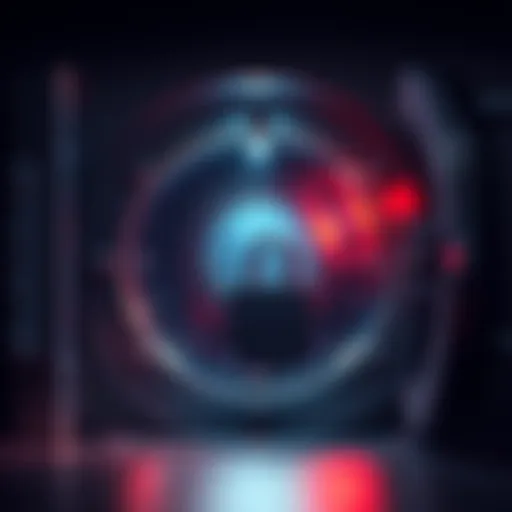 A visual representation of the difficulties in acquiring cryptocurrency, showing a digital coin in front of a locked vault symbolizing inaccessible assets.