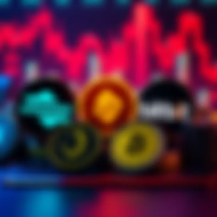 A comparison of cryptocurrency trading platforms with logos of Kraken, Binance, Bitget, and Bybit