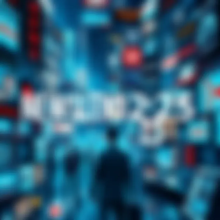 Current Events Overview A collage of news headlines and trends from 2025 with various symbols of society and technology.