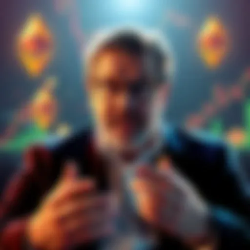 David Hoffman discusses his reasons for selling ETH, surrounded by Ethereum graphics and financial charts.