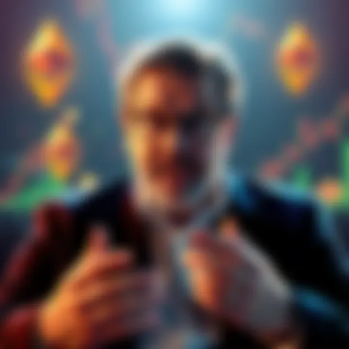 David Hoffman discusses his reasons for selling ETH, surrounded by Ethereum graphics and financial charts.