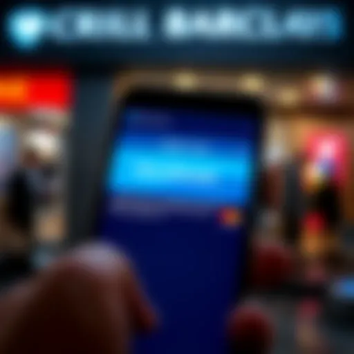 A smartphone displaying a declined payment message for a Curve fronted card at Barclays bank