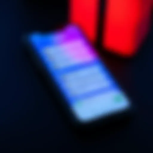 A smartphone displaying the DeFi Telegram group chat with messages and user avatars, showing active community engagement.