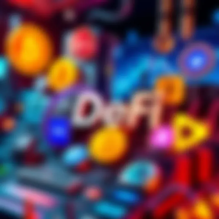 A graphic showing various DeFi tools and resources for easy transition from centralized exchanges, with symbols like wallets and trading platforms.