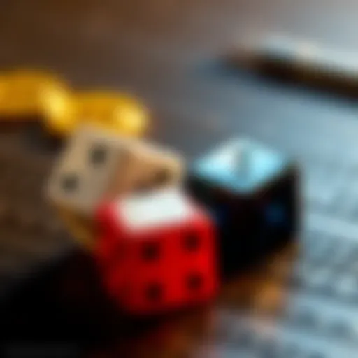 A side-by-side comparison of dice and a Trezor 7 device used for generating Bitcoin seed phrases.