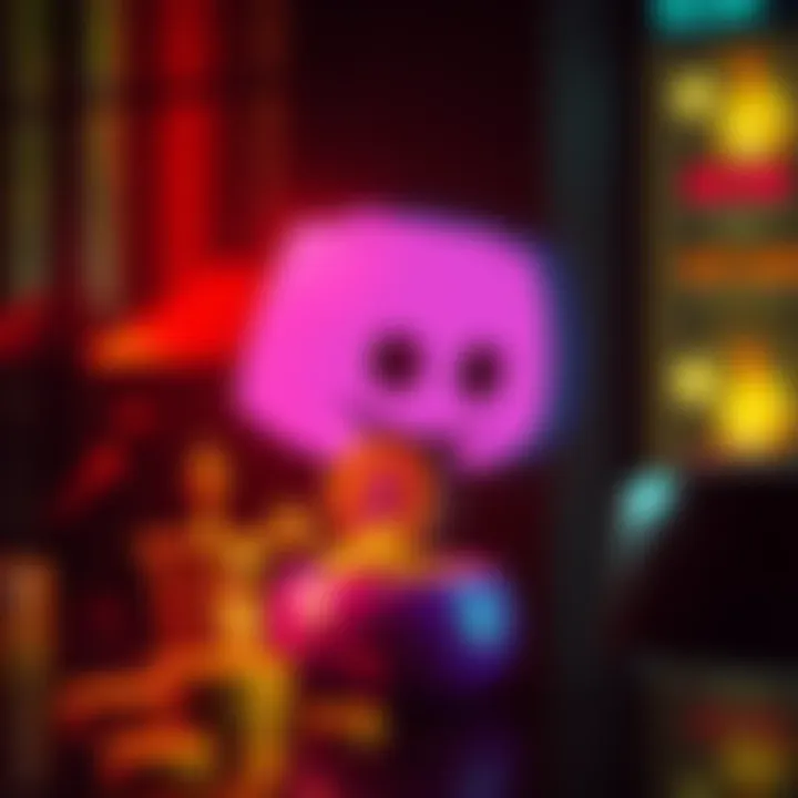 A graphic showing a Discord logo with a wallet icon losing coins, symbolizing a scam draining funds.