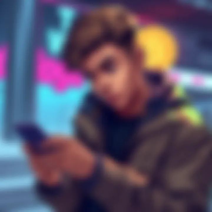 Person looking confused while checking Dogecoin balance on a new phone