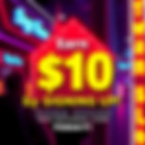 Promotional graphic showing $10 reward for signing up at Dogg House with referral code